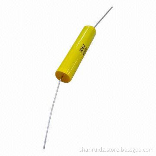 Metalized Polypropylene Film Capacitor in Axial, Used for Welder Machines, Power Amplifier